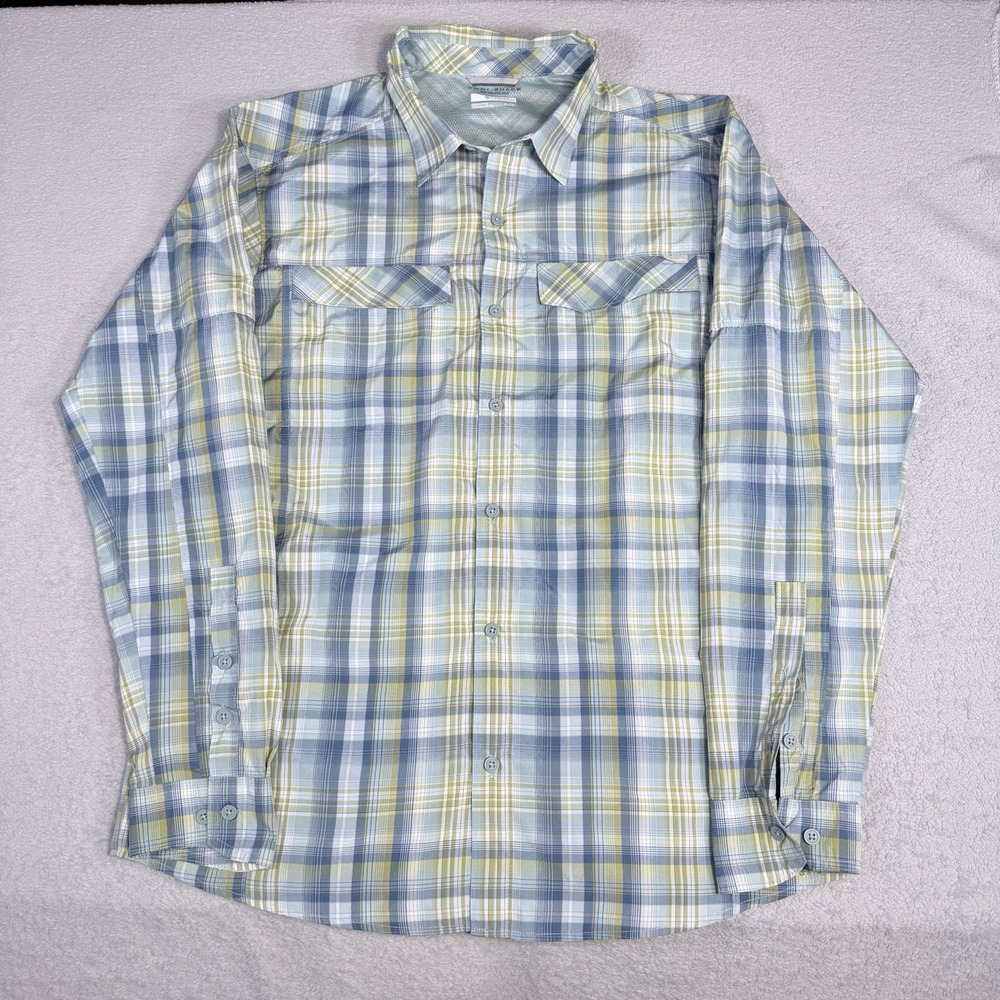 Columbia  Omni-Wick  Vented Long Sleeve Plaid Shirt  Men's Size Extra Large